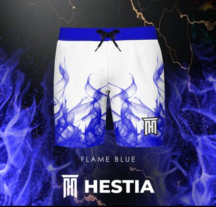 WHITE FLAME BLUE