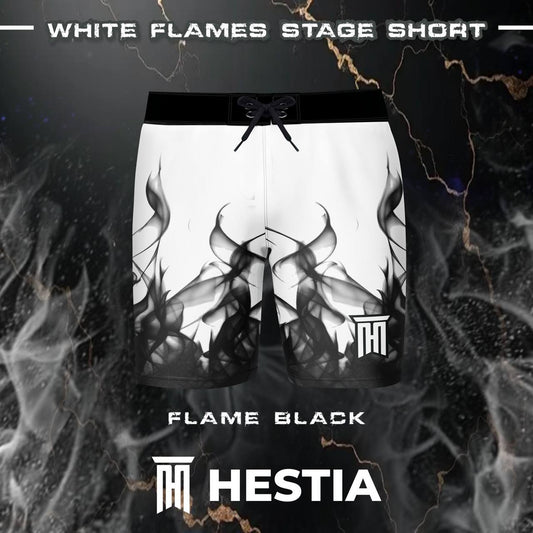 WHITE FLAME BLACK